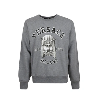 Versace Sweatshirt In Grey