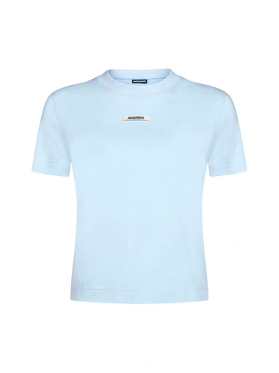 Jacquemus T-shirt In Light Blue