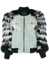CARA MILA Penny fur bomber jacket,PENNY12133145