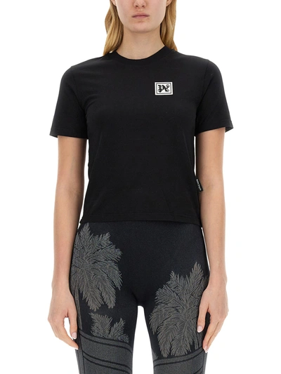 Palm Angels Palm Ski Club T-shirt In Nero