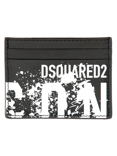 Dsquared2 Card Holder Icon In Nero
