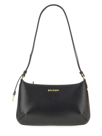 Palm Angels Bag With Logo In Nero