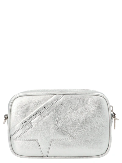 Golden Goose Mini Star Crossbody Bag In Silver