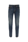 Valentino V-detail Straight-leg Jeans In Blue
