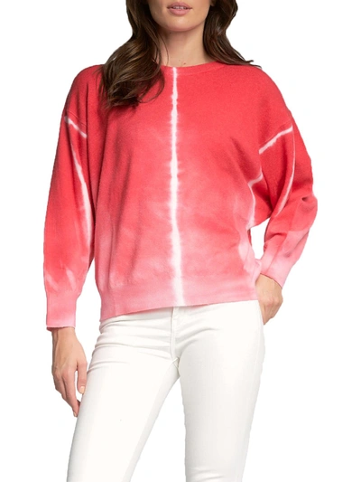 Elan Womens Loungewear Comfy Crewneck Sweater In Pink