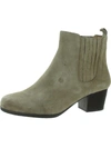 ARRAY DUSTY WOMENS SUEDE PULL ON CHELSEA BOOTS