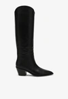 GIANVITO ROSSI 70 KNEE-HIGH LEATHER BOOT