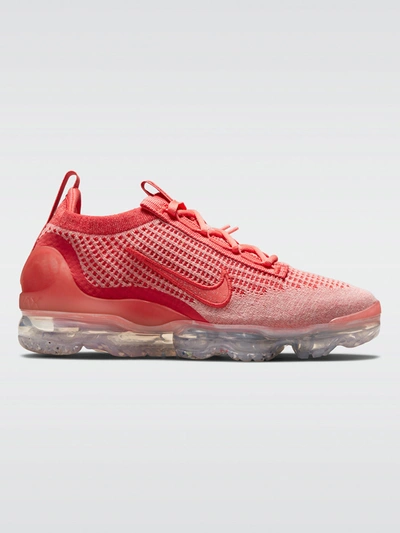 Nike Air Vapormax 2021 Flyknit Trainer In Magic Ember,magic Ember-track Red