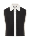 JW ANDERSON J.W. ANDERSON LAYERED CONTRAST POLO