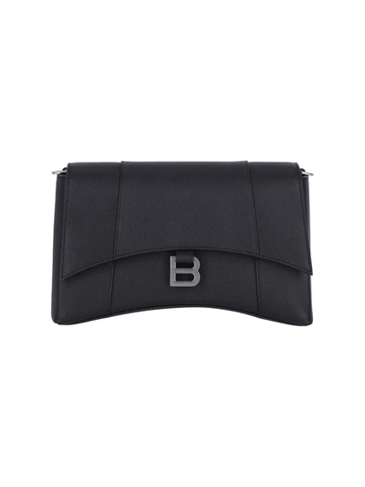 Balenciaga Xs Downtown Crossbody Bag In Black