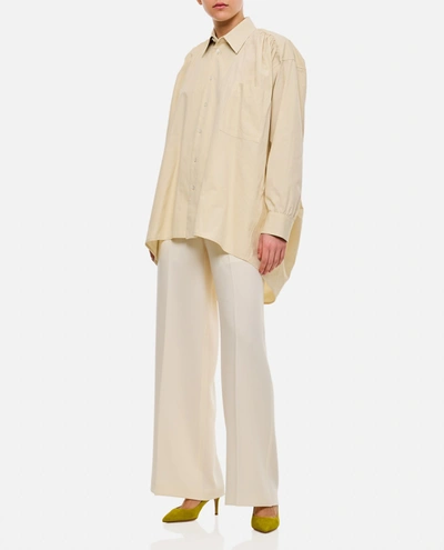 Bottega Veneta Beige Popeline Over Shirt