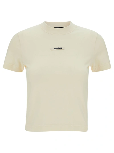 JACQUEMUS JACQUEMUS LE TSHIRT GROS GRAIN