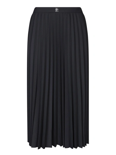 Givenchy Pleated Black Long Dress