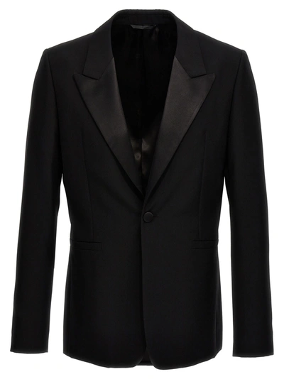 Givenchy Peack Lapel Blazer In Black