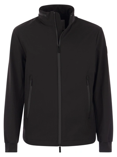 Woolrich Technical Bomber Jacket In Black