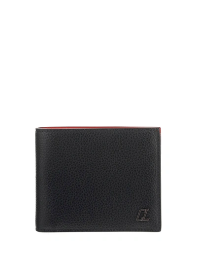 Christian Louboutin Coolcard Wallet In Black/gun Metal