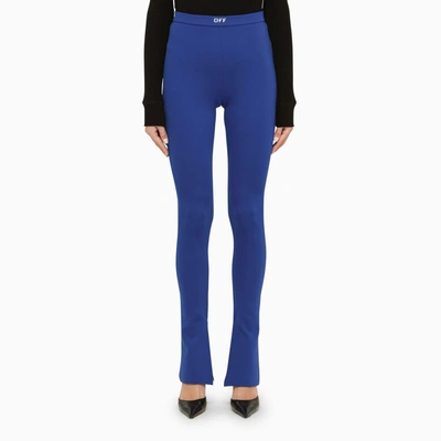 OFF-WHITE OFF-WHITE DARK BLUE FLARED TROUSERS
