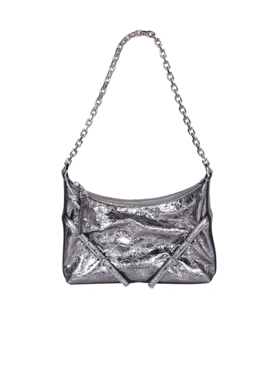 Givenchy Voyou Mini Party Silver Bag In Metallic