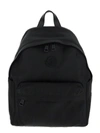 MONCLER MONCLER LOGO PATCH ZIPPED BACKPACK