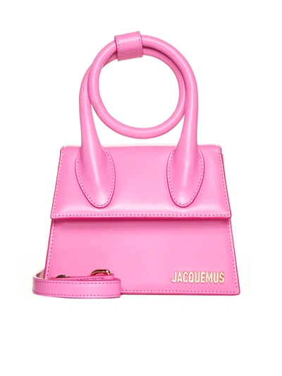 Jacquemus Le Chiquito Mini Tote Bag In Neon Pink