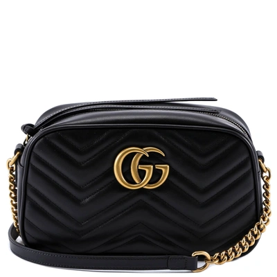 Gucci Gg Marmont Shoulder Bag In Nero