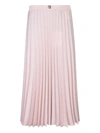 GIVENCHY GIVENCHY PLEATED PINK SKIRT