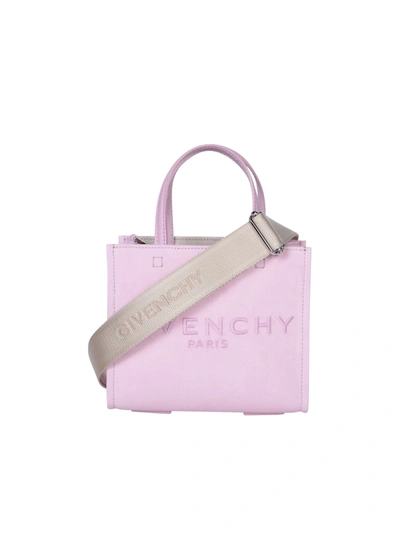 Givenchy "g" Mini Tote Bag In Pink