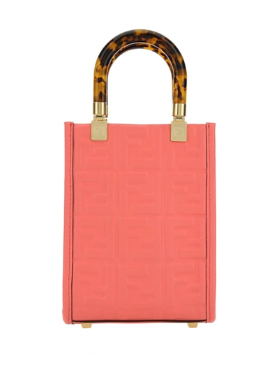 Fendi Mini Sunshine Handbag In Pink Dalia+os