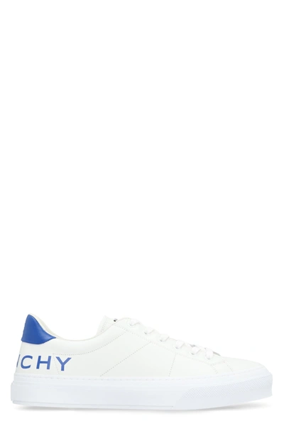 Givenchy City Sport Leather Low-top Sneakers In White