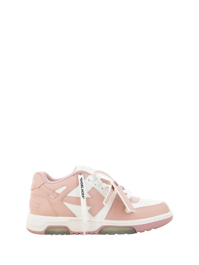 Off-white Out Of Office Sneakers In White Pink