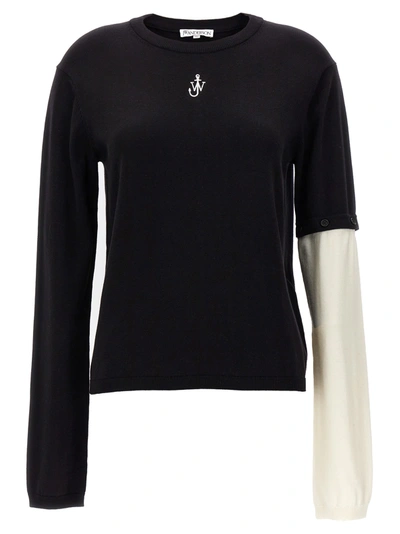 Jw Anderson J.w. Anderson Removable Sleeve Sweater In Black