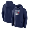 FANATICS FANATICS BRANDED NAVY NEW YORK RANGERS ALTERNATE GRAPHIC FLEECE PULLOVER HOODIE