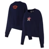 Pro Standard Navy Houston Astros Painted Sky Pullover Sweatshirt In Navy