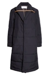 LUAR BELTED PUFFER TRENCH COAT
