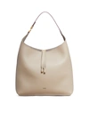 Chloé Marcie Hobo Bag In Grained Leather In Grey