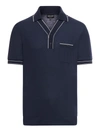 GIORGIO ARMANI POLO SHIRT WITH CONTRASTING PROFILES