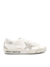 Golden Goose Super-star Sneakers In Ivory Leather In White