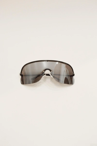 Jonathan Simkhai Alessa Oversized Sunglasses In Cool Silver