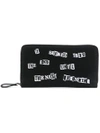 VALENTINO GARAVANI CONTINENTAL WALLET WITH EMBROIDERED PATCHES,NY0P0569BLL12266197