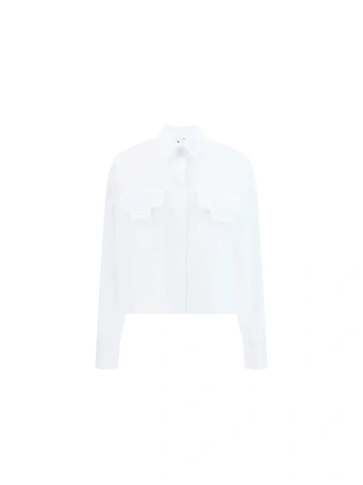 Fendi Shirt In Bianco