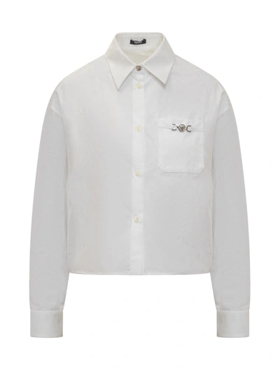 Versace Informal Shirt In Optical White