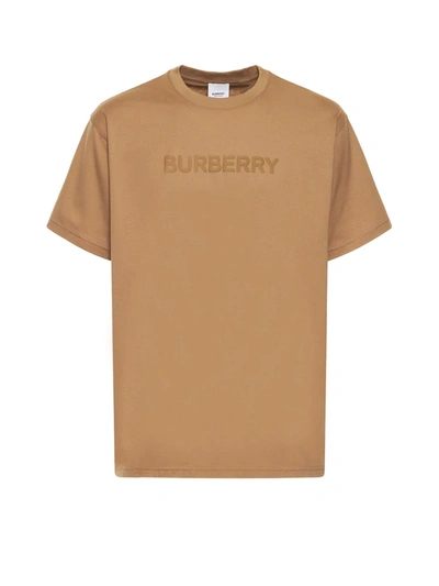 Burberry T-shirt In Beige
