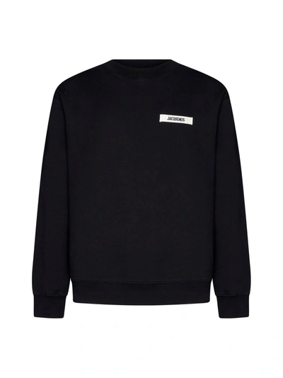 Jacquemus Fleece In Black