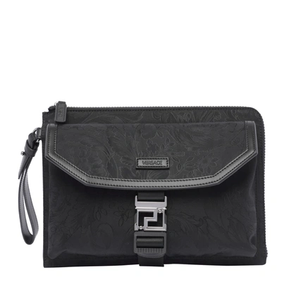 Versace Neo Pouch In Black