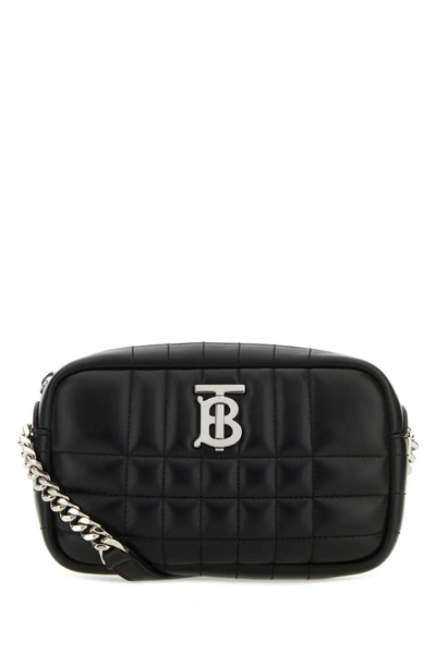 Burberry Black Nappa Leather Mini Lola Crossbody Bag In Black 2