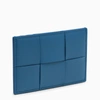 Bottega Veneta Blue Cassette Card Holder In Blu