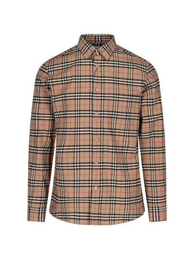 Burberry Tartan Tailored Shirt In Default Title