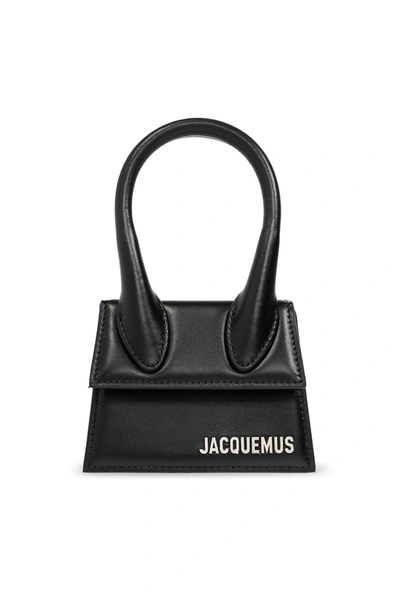 Jacquemus Le Chiquito Logo Plaque Mini Crossbody Bag In Nero