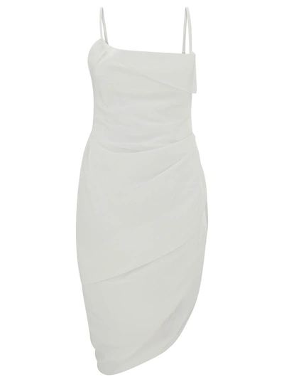 Jacquemus La Robe Saudade Dress In White