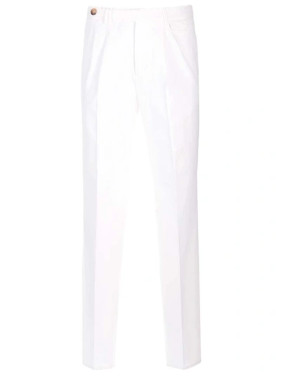 Brunello Cucinelli Straight Leg Trousers In White
